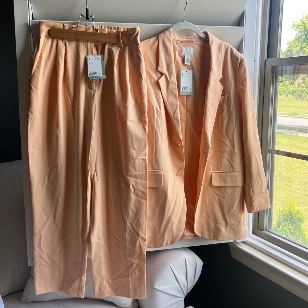 H&M Orange Balzer & Trouser Set